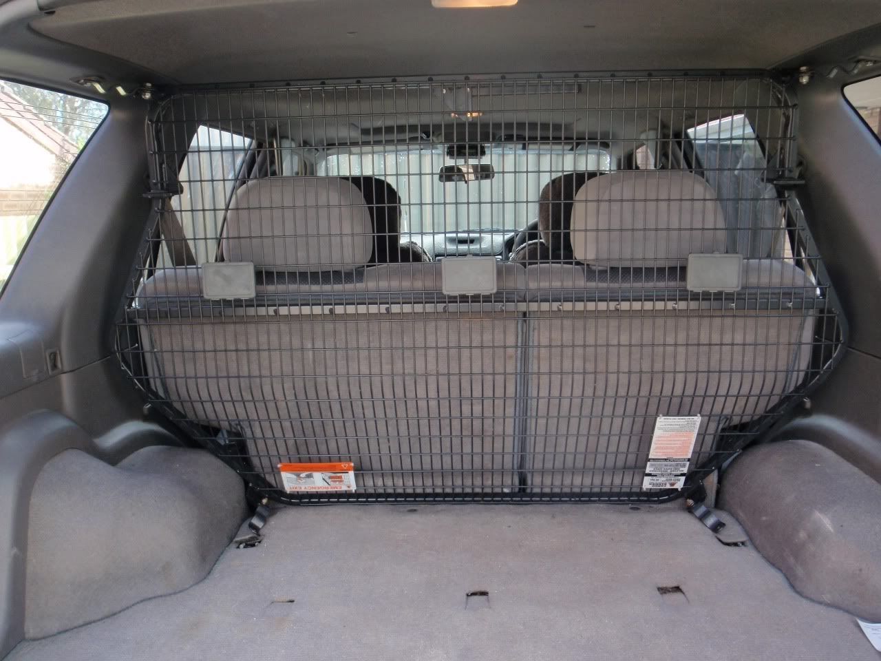 Nissan pathfinder r50 cargo barrier #7