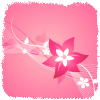 cute fav pink flower icon Pictures, Images and Photos