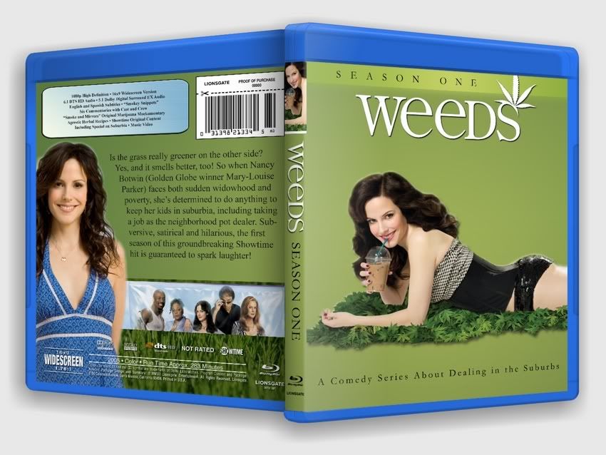 weeds season 1 cover. seasons of Weeds made to