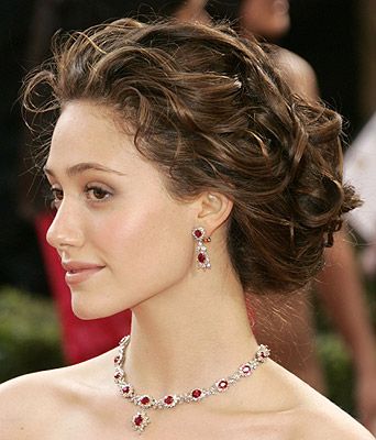 Loose messy updo, wedding hairstyles