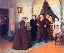 В.Г.Перов, Приезд гувернантки