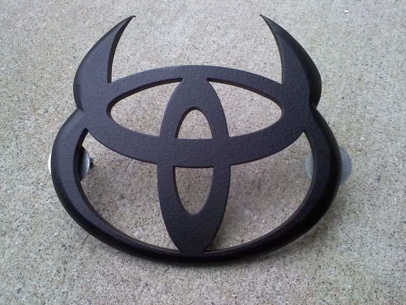 toyota tacoma devil horns emblem #2