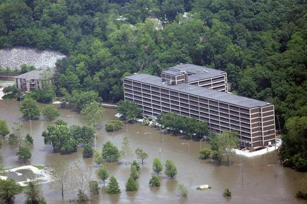 Flooded dorm
