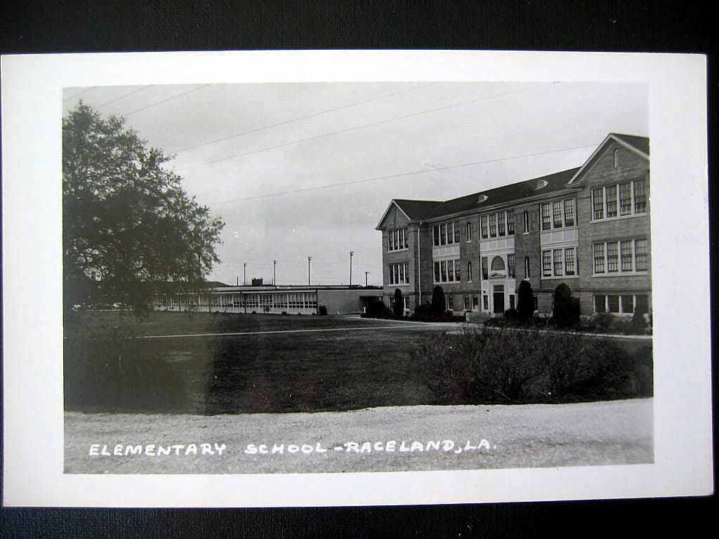 RACELAND, LA Upper ELEMENTARY SCHOOL RPPC eBay