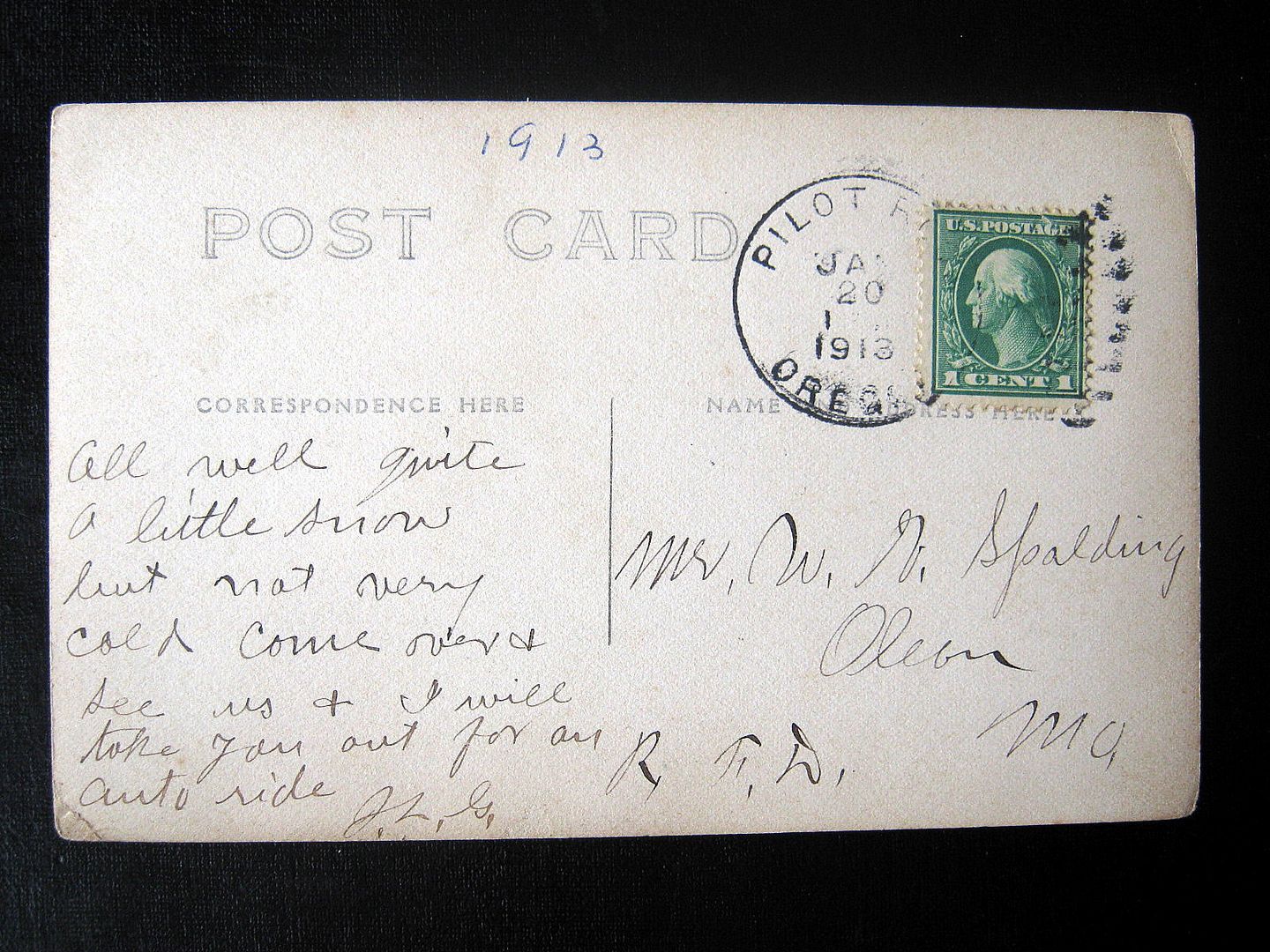 Pilot Rock OR1913 Horse Buggy FlagChurch? RPPC eBay