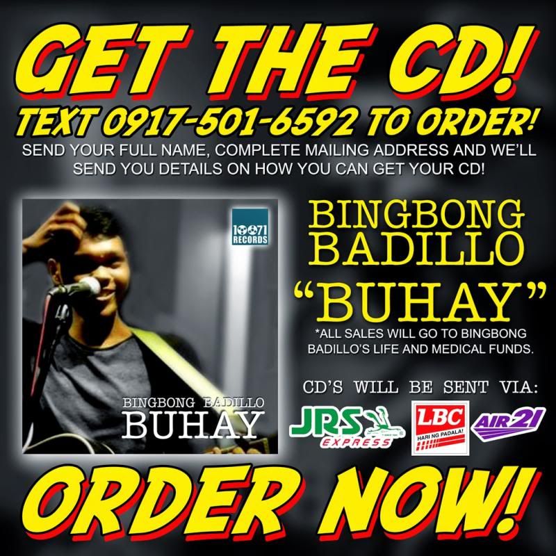 Get Bingbong Badillo's Buhay Album!