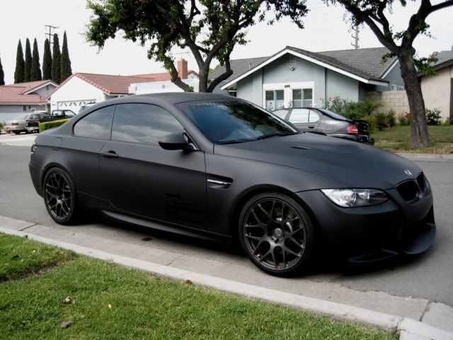 I've been considering doing my car in matte black for the past week 