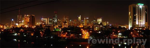 Makati City at night
