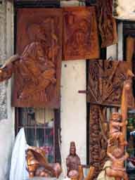 Paete wood carvings