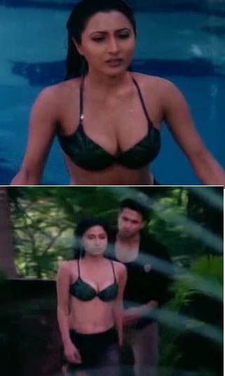 pooja bharti in bikini from ghutan 