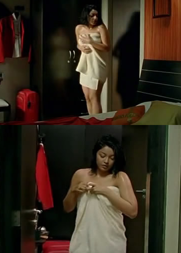 Tanushree Dutta in Towel after bath