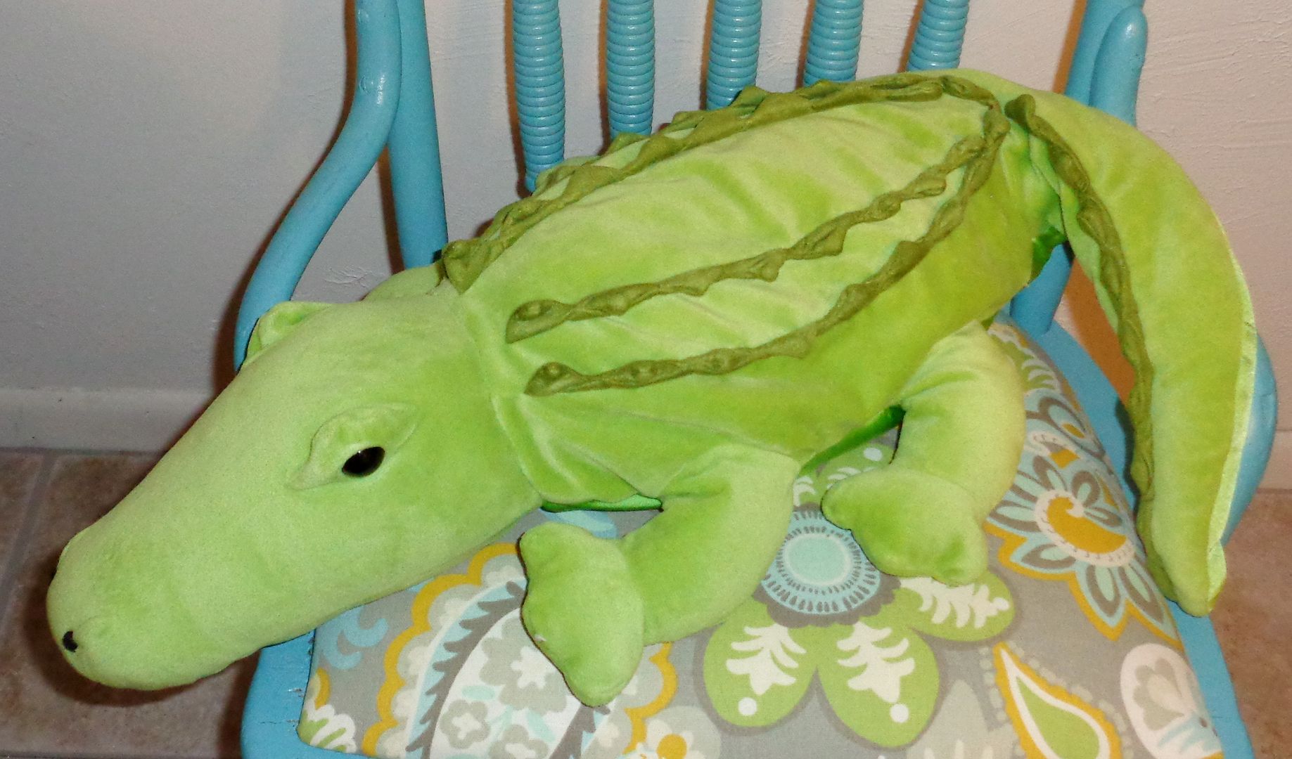 giant alligator pillow