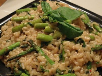 lemongrass-asparagus risotto