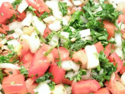 syrian tomato salad