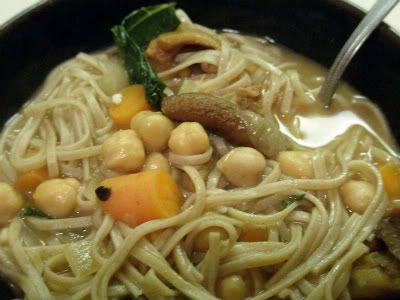 chickpea soba soup
