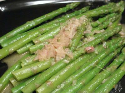 curried butter asparagus