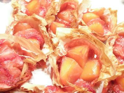 filo fruit cups