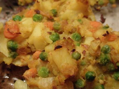 samosa stuffed baked potatoes