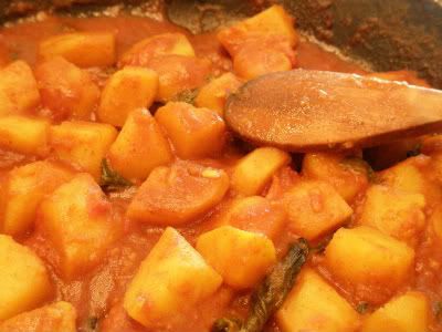 sweet and sour potatoes