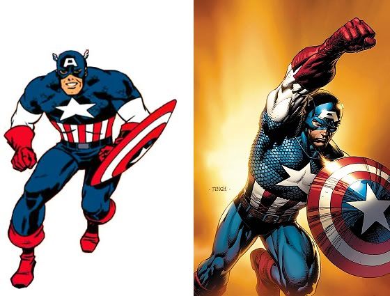 captain america silver age vs today