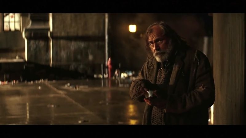 batman begins homeless man