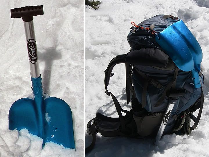 backpacking snow shovel