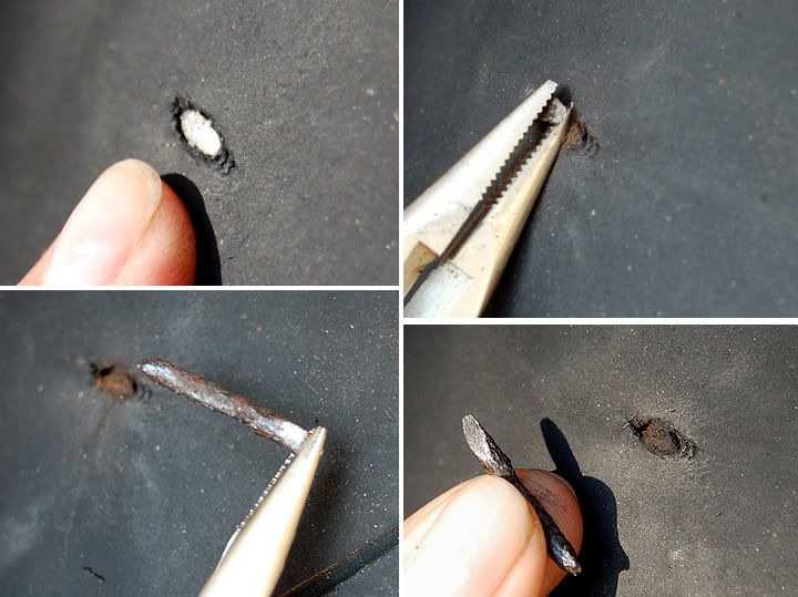Usually a nail in the tire is a very bad thing. After such discovery a plug