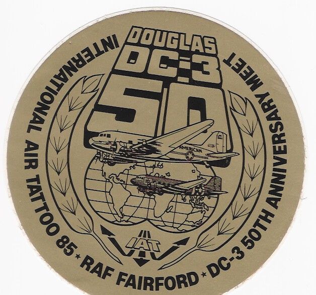 Modeldecal DC-3 Sticker photo DC-3Sticker.jpg