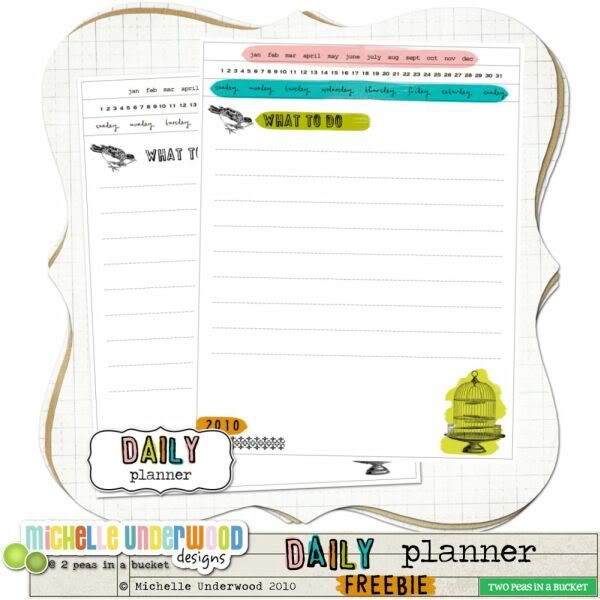 daily planner pages. Daily Planner Page