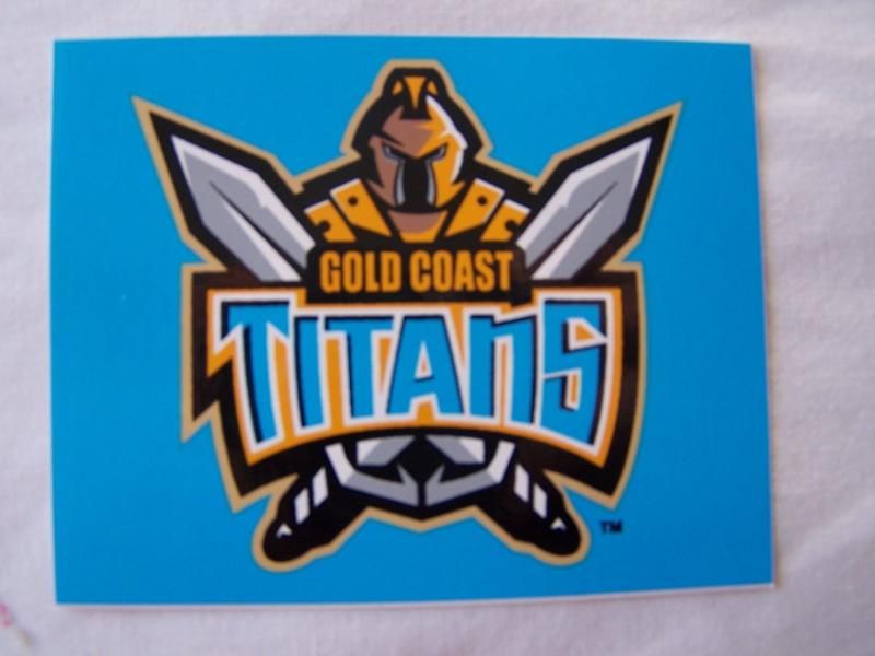 gold coast titans logo. Gold Coast Titans NRL Team