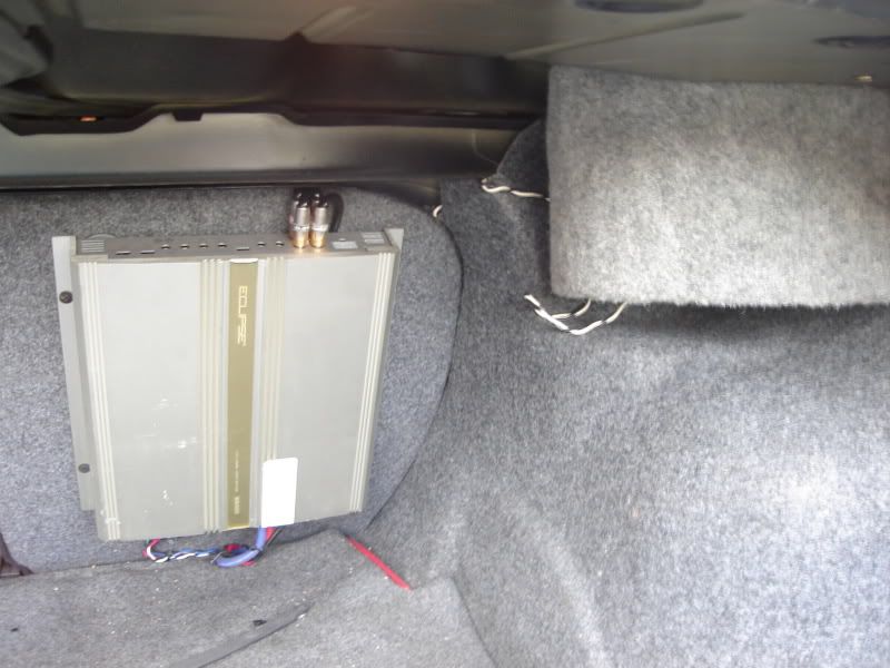 E36 Socal Stealth 8 inch subwoofer enclosures. Fits under rear deck.
