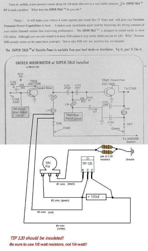 O.K. so you look through the instructions, but your radio's not in there! No problem, because here is: How to install in any AM CB radio: