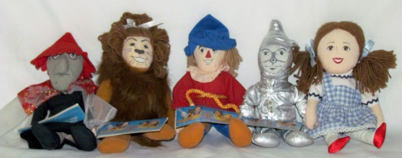 wizard of oz plush dolls