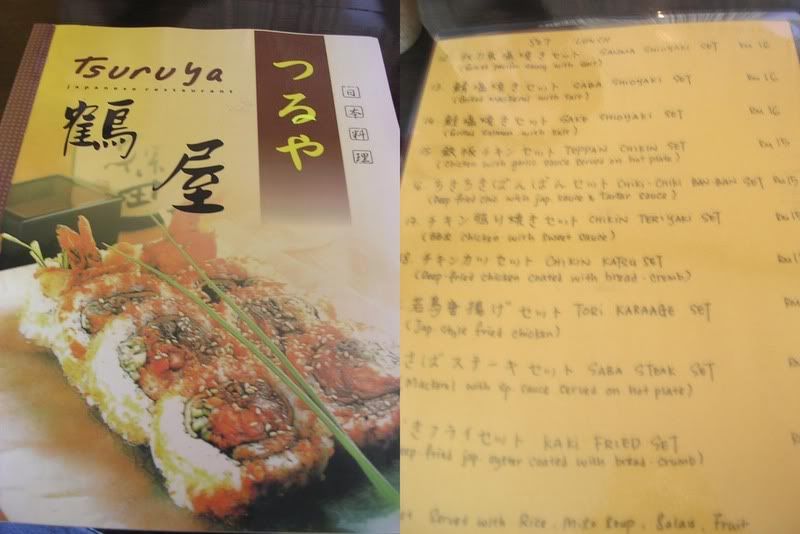  Tsuruya menu
