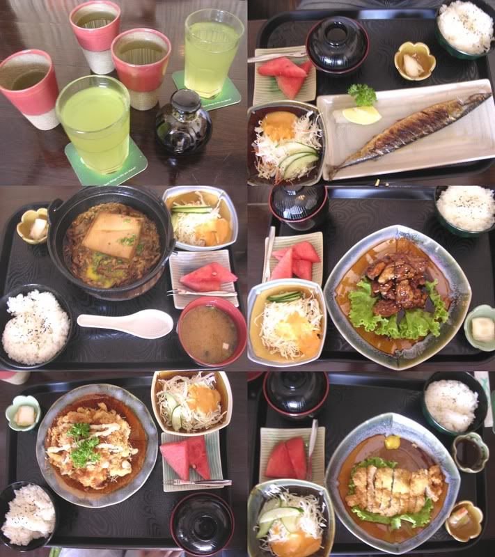  Tsuruya set lunch dishes