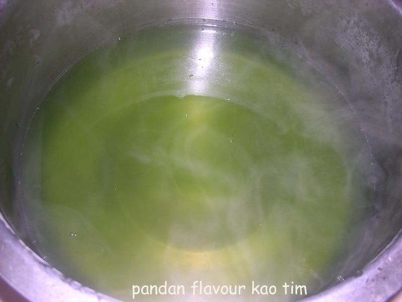 pandan flavour kao tim