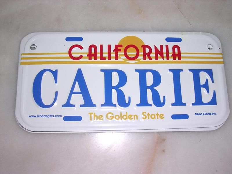 SF bicycle plate 