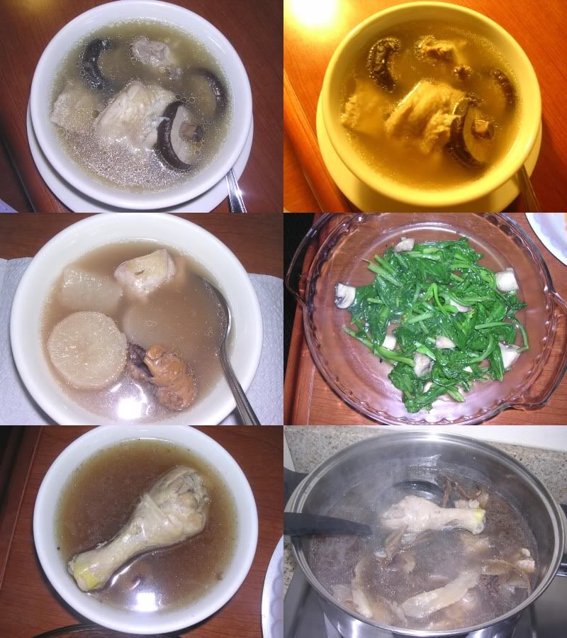 Self-cooked soup 