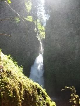 The mist coming off of this was amazing and lowered the temperature around the falls