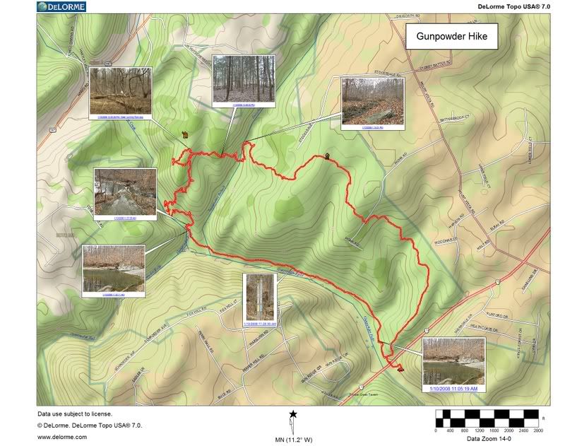 Gunpowder Map with pics and tracks