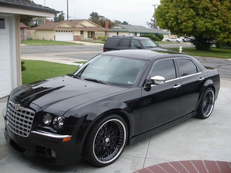 Chrysler 300c black rims #5