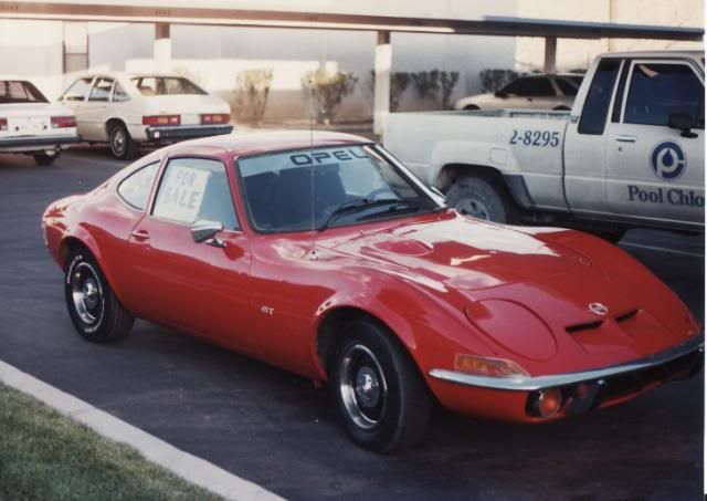 And finally I purchased my last Opel GT in 89