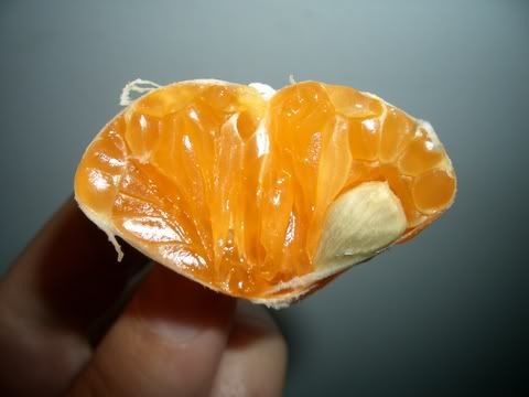 Corazón de mandarina
