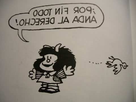 Mafalda al derecho