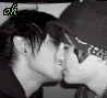 emo boys kissing