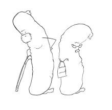 I personally like the saggy man boob on the one on the left.