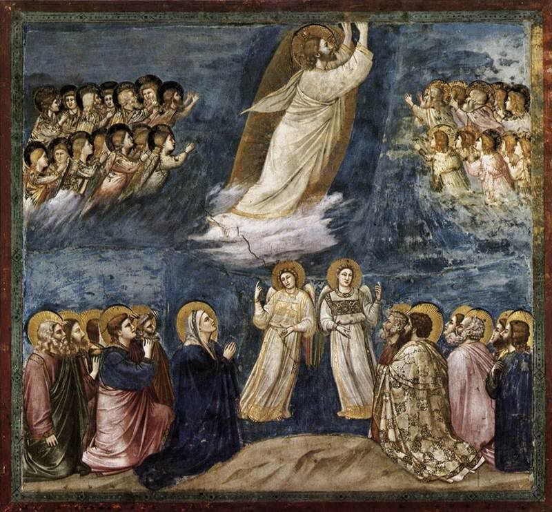 Ascension by Giotto di Bondone