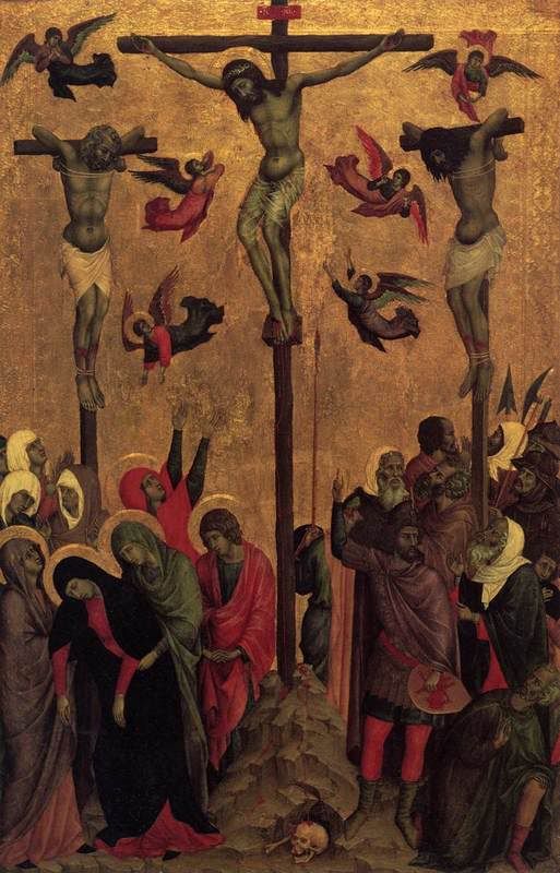 Crucifixion by Duccio di Buonsinsegna