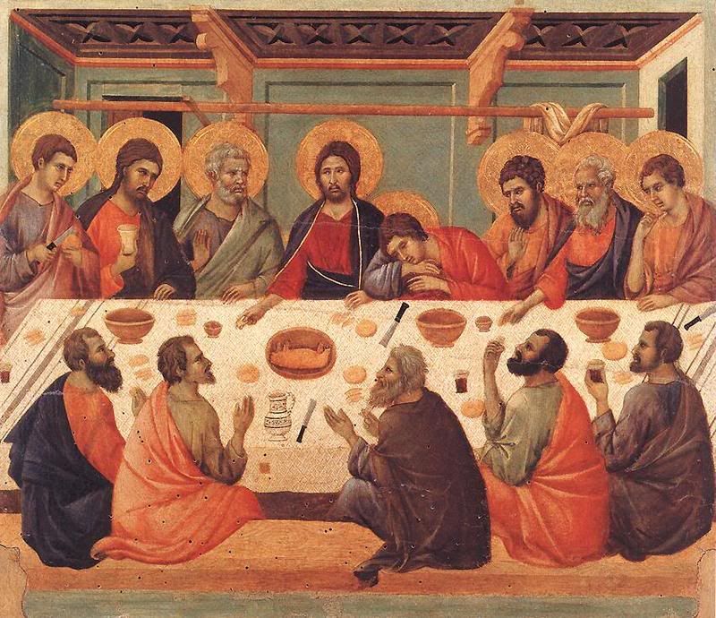 Last Supper by Duccio di Buoninsegna
