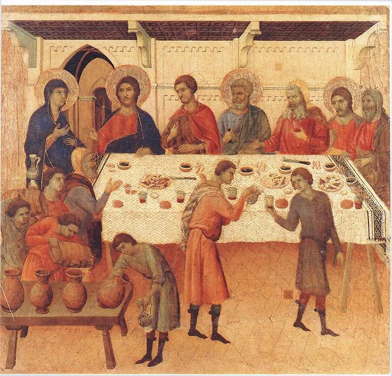 Wedding at Cana by Duccio di Buoninsegna